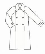 Drawing Coat Trench Burberry Trenchcoat Raincoat Sewing Pattern Getdrawings Upclose Lace Line Possibilities sketch template