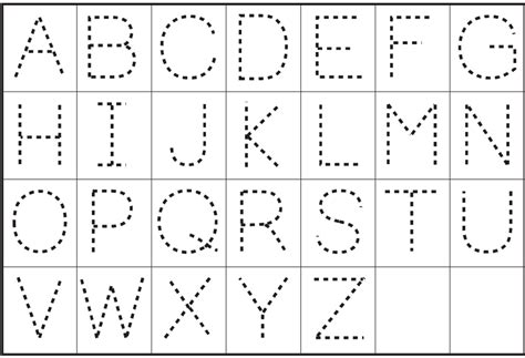 letter  tracing pages