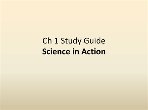 chapter  study guide