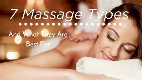 7 Massage Types And What They Are Best For – Bellezza