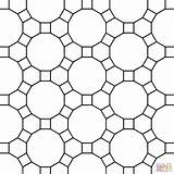 Tessellation Tessellations Hexagon Dodecagon Quadrat Escher Supercoloring Pegasus Mosaico Mosaic Teselado Quadrati Erwachsene Cuadrados Coloringhome Popular Zapisano Sechseck sketch template