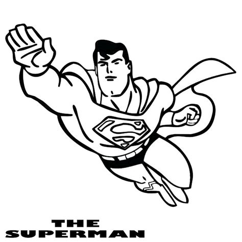 superman coloring page superman drawingcoloring cartoon photo