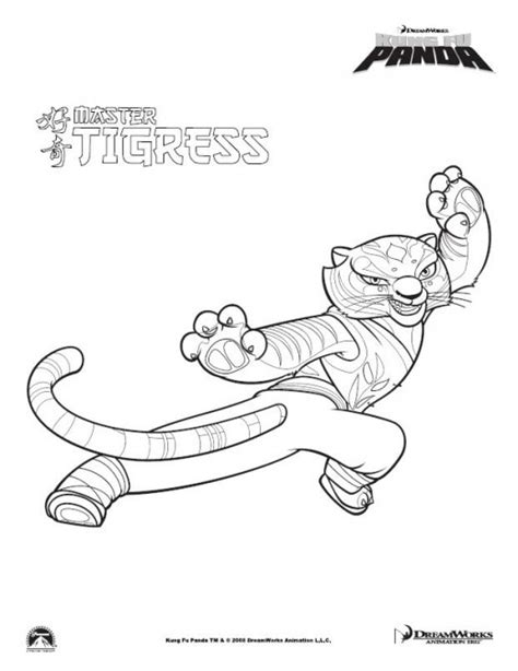 fun coloring pages kung fu panda coloring pages