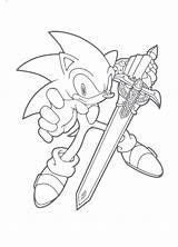 Coloring Sonic Pages Popular sketch template
