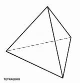 Solida Tetraedro Geometrica Geometriche Coloradisegni sketch template
