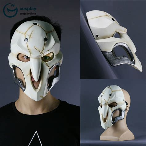 overwatch ow reaper gabriel reyes mask cosplay prop cosplayclass
