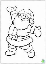 Santa Claus Coloring Pages Dinokids Kids Color Easy Getcolorings Printable Close sketch template