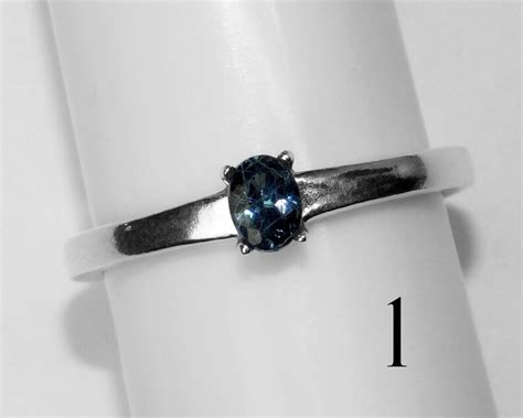 color changing blue garnet ring  sterling silver natural etsy