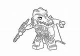 Coloring Chima Pages Legends Getcolorings Lego sketch template