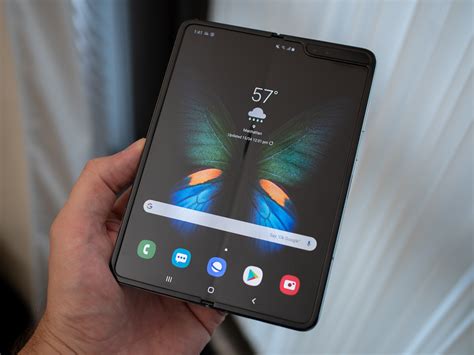 samsung galaxy fold review potential  promise   product android central