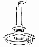 Candle Popular Azcoloring sketch template