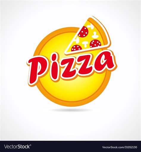 pizza  sausage  mushrooms delivering logo piece  pie fastfood sign concept creative