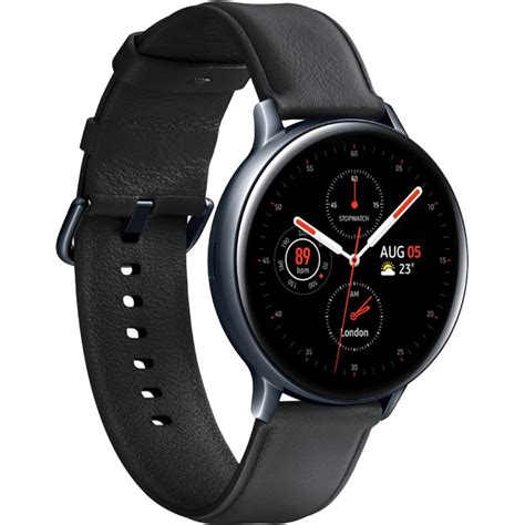 smartwatches galaxy  active  stainless steel mm black  samsung quickmobile