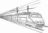 Tgv Locomotive Imprimer Coloriages Transportation Gare Traineau Pere Hellokids sketch template