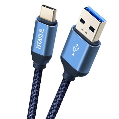 samsung galaxy  charging cable extra long usb type  cable ft fast charger data sync nylon