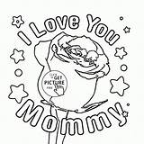 Coloring Pages Mothers Kids Mommy Mother Drawing Printable Happy Sheets Mom Color Rose Grandma Well Gif Getdrawings Flower Nana Printables sketch template