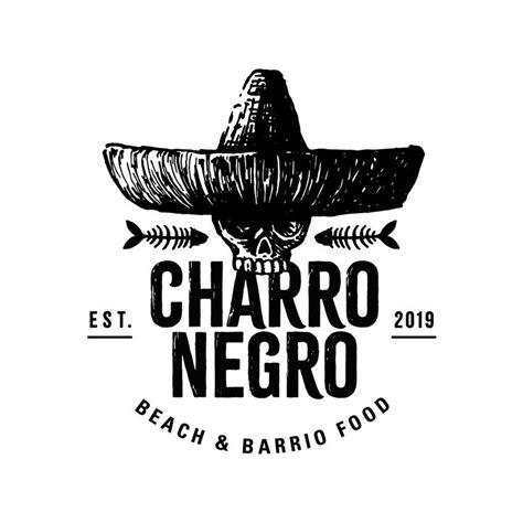 charro negro mexican graphic design shirt logo design branding