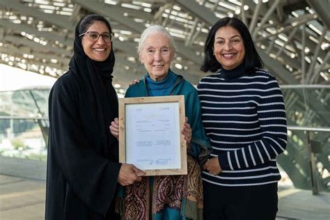 dr jane goodall  simple answer  sustainability arabian business