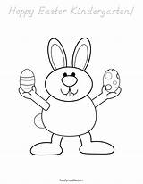 Easter Hoppy Coloring Kindergarten Bunny Built California Usa sketch template