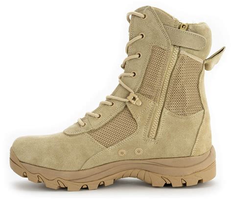 ryno gear tactical combat boots  coolmax lining beige soldier store