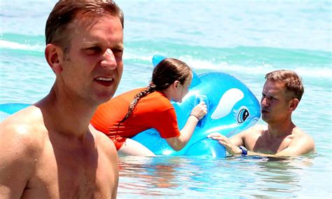jeremy kyle dives into daddy time with his daughter at the beach daily mail online