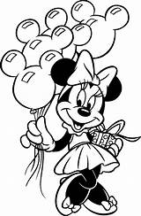 Coloring Pages Minnie Mouse Printable Birthday Cute Christmas Sheets Coloringfolder Print Princess Happy sketch template