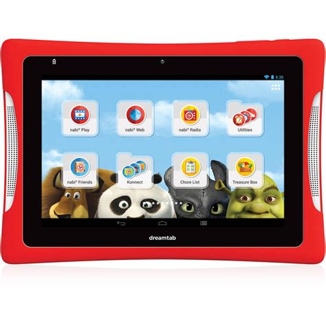 refurbished nabi dreamtab hd  wifi  touchscreen tablet pc featuring android  kitkat