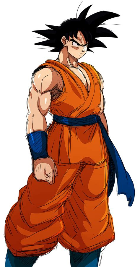 Son Goku Doodle By Ss2sonic On Deviantart