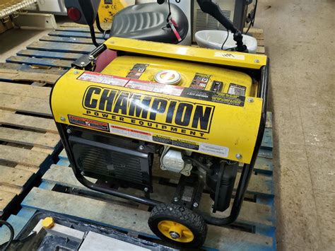champion  generator schmalz auctions