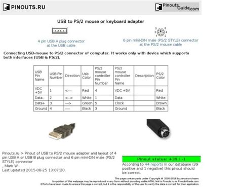 ps keyboard  usb wiring diagram keyboard ps connector ps  usb connection diagram