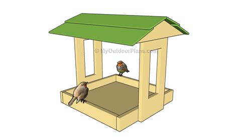simple bird feeder plans myoutdoorplans  woodworking plans