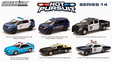 greenlight hot pursuit series  complete set   scale diecast