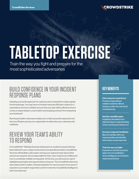 tabletop exercises data sheet crowdstrike