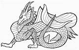 Dragon Coloring Pages Dragons Printable Kids sketch template