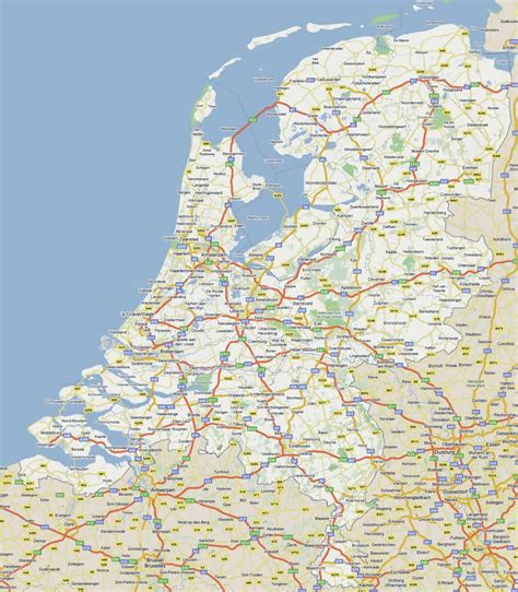 road map  netherlands roads tolls  highways  netherlands