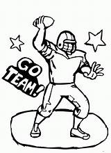 Coloring Football Pages Player Jersey Blank Coloring4free Kids Print Color American Sports Printable Library Popular Clipart Related sketch template