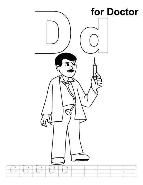 doctor coloring pages    print