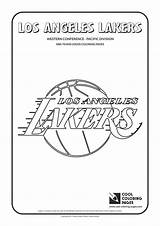 Nba Coloring Pages Lakers Logos Teams Los Basketball Angeles Cool La Logo Clubs Colouring Dibujos Kids Clippers Odwiedź Jersey Choose sketch template