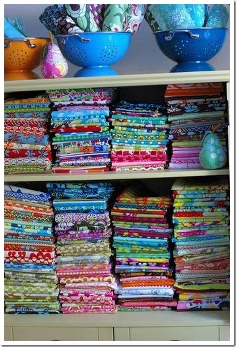 Lots Of Fabric Storage Ideas Organize It