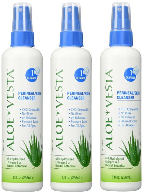 Aloe VestaÂ® Perineal Skin Cleanser 8 Oz Bottle Pack