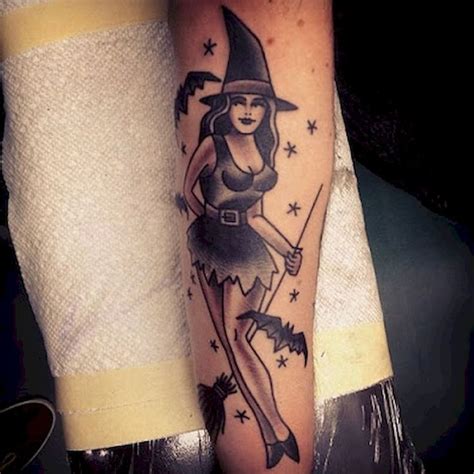 adorable 25 beautiful witch tattoo designs ideas