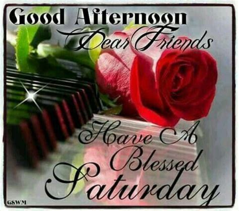 good afternoon   allhave  blessed saturday afternoon good