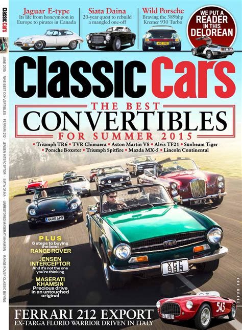 classic cars magazine june issue  classic cars magazine issuu