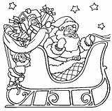 Coloring Sleigh Pages Santa Christmas Printables Printable Teamcolors Bookmark Title Read 2010 Presents sketch template