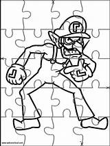 Bros Jigsaw sketch template