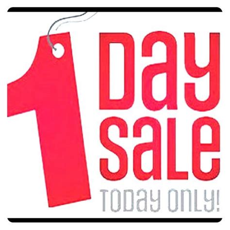 sale  day sale select items   reduced    sale today grab  great deal
