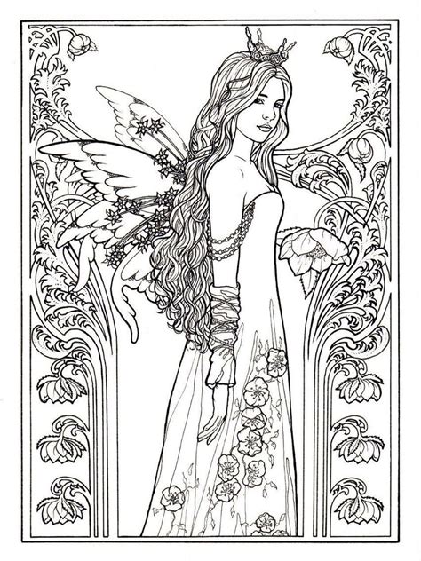 pin  mini  colorsheets angel coloring pages fairy coloring pages