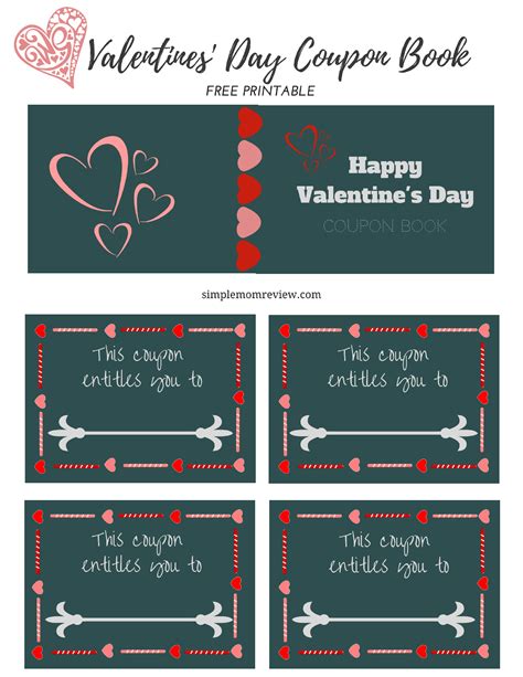 printable valentine coupon book printable templates
