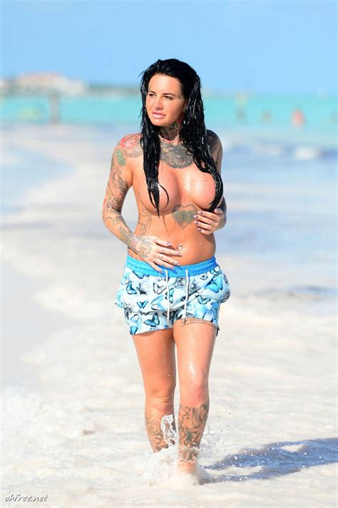 british model mtv uk reality tv personality jemma lucy topless on the beach in the caribbean 2017