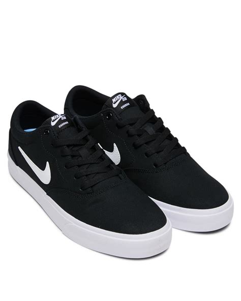 Sneakers Nike Mens Sb Charge Canvas Shoe Black White Craftyparalegal